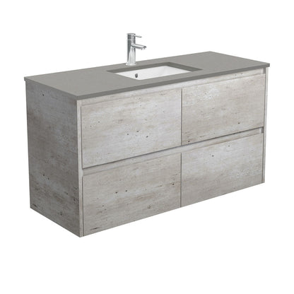 SARAH DOVE GREY AMATO 1200 INDUSTRIAL Vanity Wall Hung 1TH