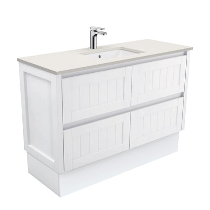 Sarah Roman Sand Undermount 1200 Hampton Vanity on Kick