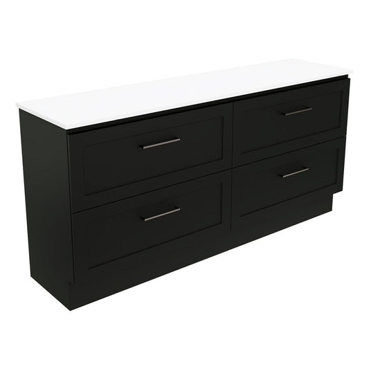 Newport All Drawer 1800 Double Bowl Floor Standing Vanity