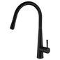 HUSTLE Deluxe Gooseneck Pull Out Kitchen Mixer Matte Black