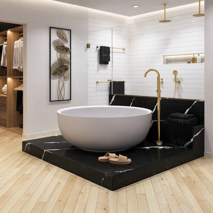 SHINTO Stone Bath 1350x1350x 490mm with Overflow