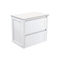 HAMPTON 750mm Cabinet Only Satin White