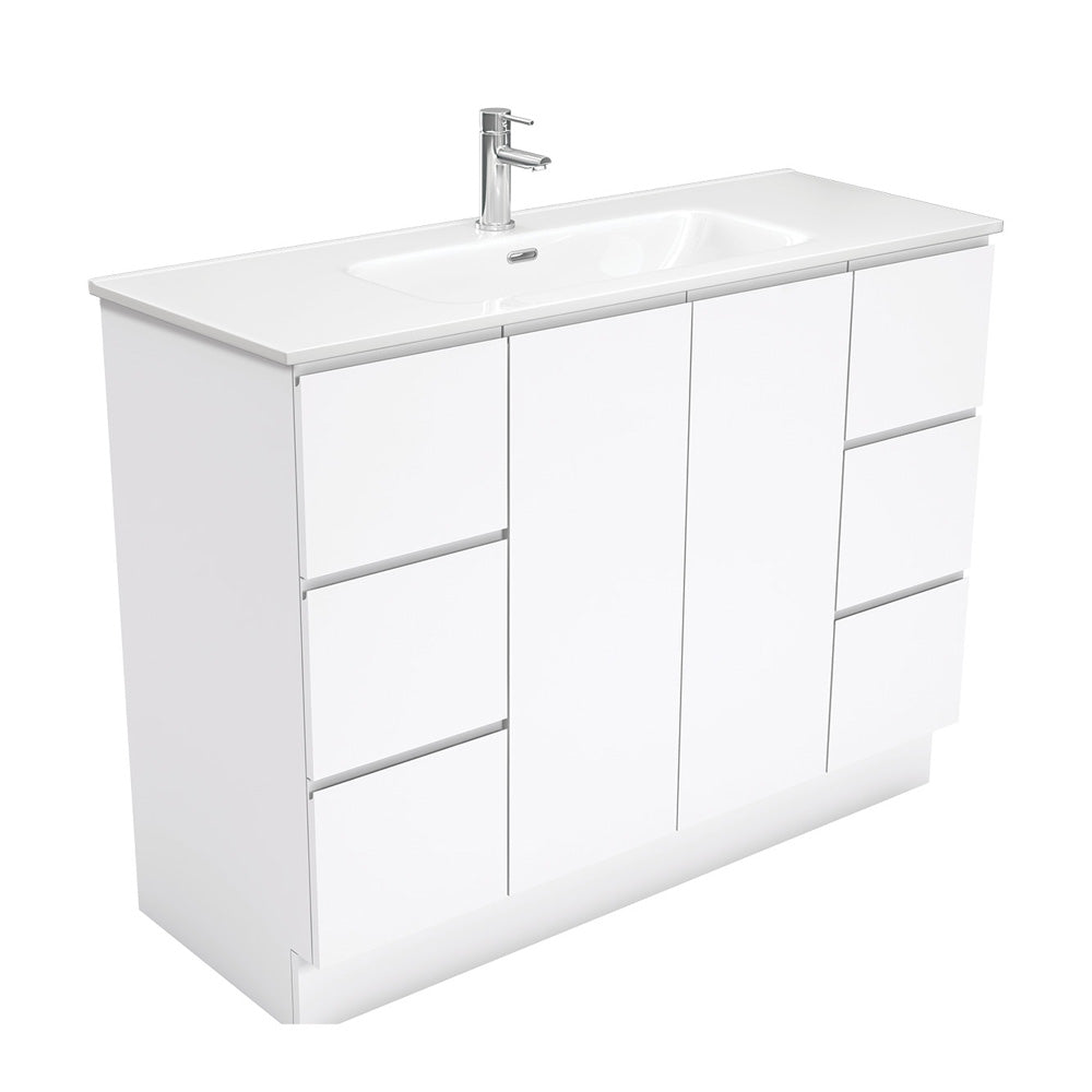 JOLI Ceramic 1200 Fingerpull Gloss White Cab on Kick 1TH