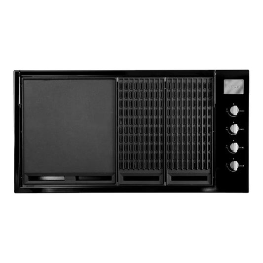 Artusi 104cm Built in BBQ Black ABBQ1B