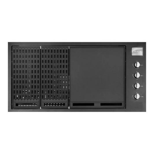 Artusi 104cm Built in BBQ Matte Black ABBQ1MB