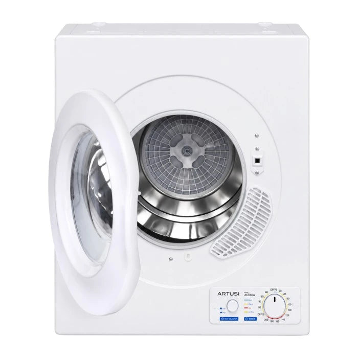 Artusi 6kg Vented Dryer White ACD60A