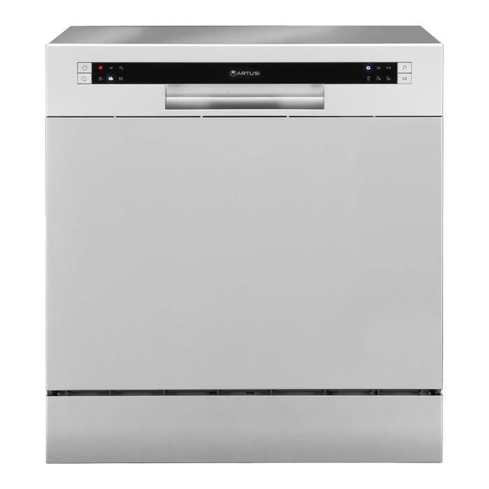 Artusi 8 Place Setting Benchtop Dishwasher Stainless Steel ADW8TTX