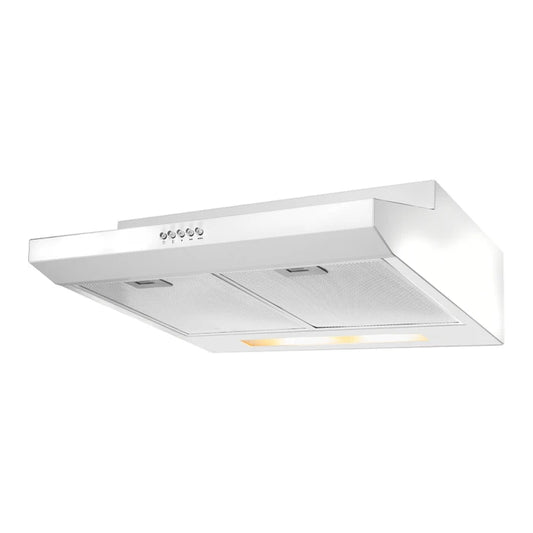 60CM SLIM LINE HOOD TOP DUCT OR FRONT RECIRCULATING WHITE