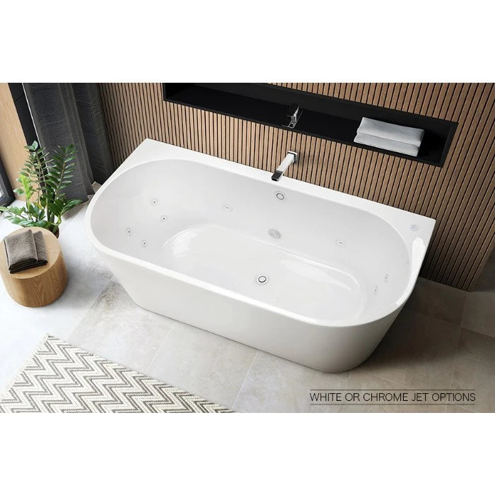 Alegra Contour Back To Wall Freestanding Bath