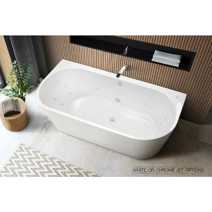 Alegra Contour Back To Wall Freestanding Bath