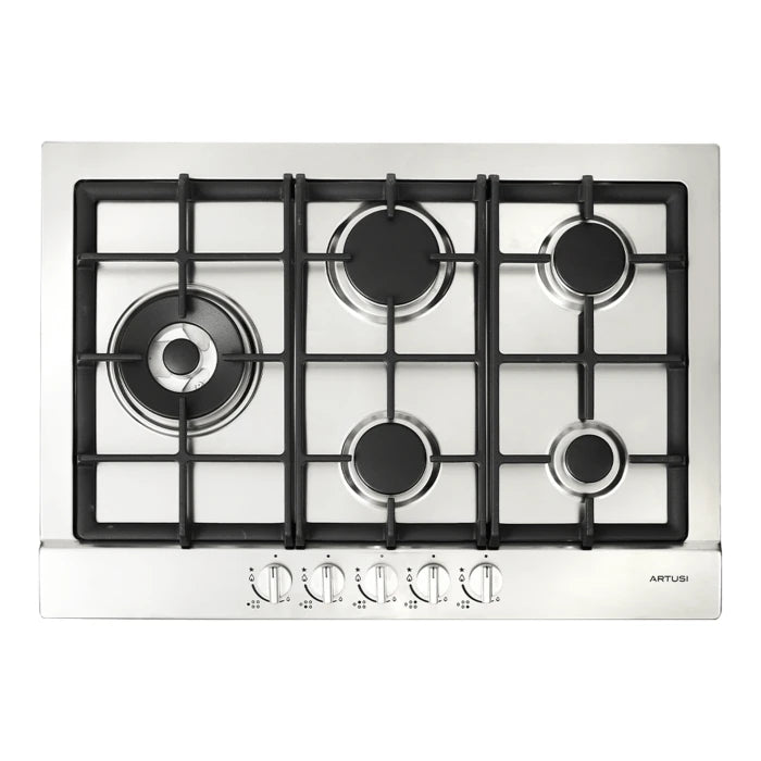 70CM GAS HOB WITH SIDE WOK FLAME FAILURE - S/S