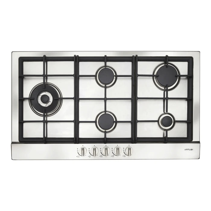 90CM GAS COOKTOP W/ LEFT HAND WOK FLAME FAILURE - S/S