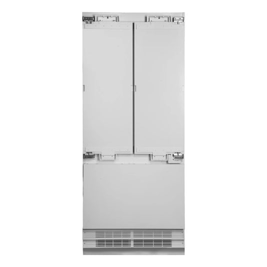 Artusi 546L 90cm Integrated French Door Refrigerator and Freezer with Ice and Water Panel Ready AINT9100FDIW