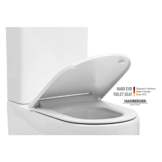 Alegra EZI Height Universal Rimless Back To Wall Toilet Suite