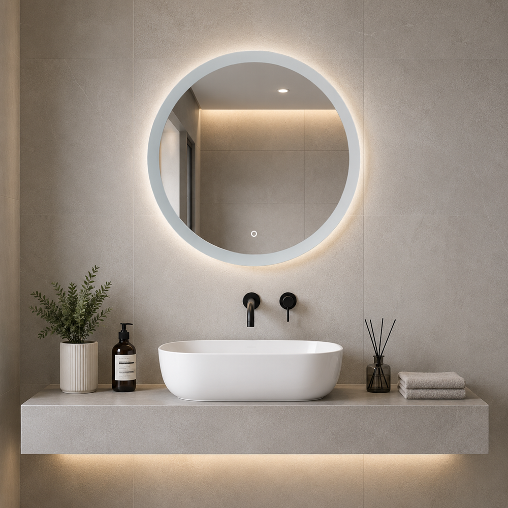 Mirror With LED Frame Around The Edge 700*700*40