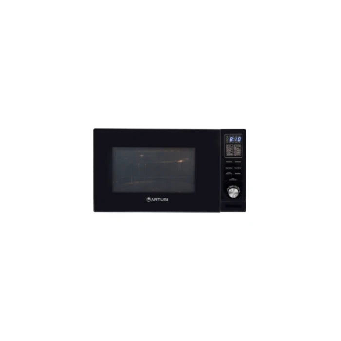 25L MICROWAVE FREESTANDING WITH GRILL IN BLACK