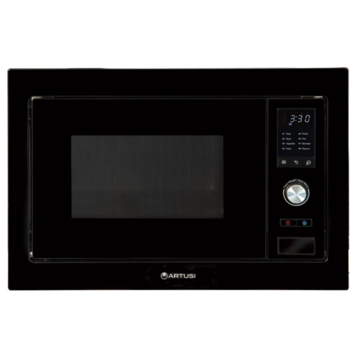 28L MICROWAVE W/ TRIMKIT ATTACHED -BLACK GLASS