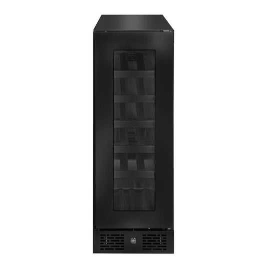 Artusi 18 Bottle Single Door Wine Cellar Black AWC18BV