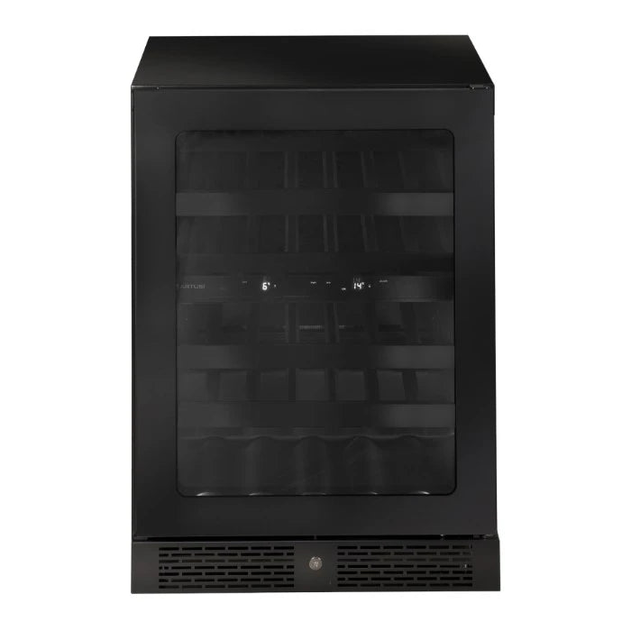 Artusi 44 Bottle Single Door Wine Cellar Black AWC37BV