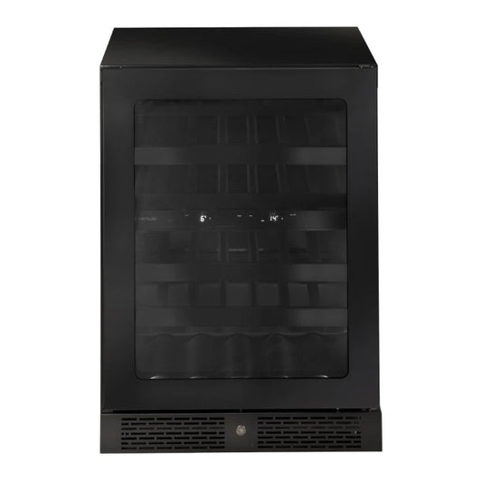 Artusi 44 Bottle Single Door Wine Cellar Black AWC37BV