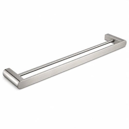Regio 600mm Premium 304 Stainless Steel Double Towel Rail
