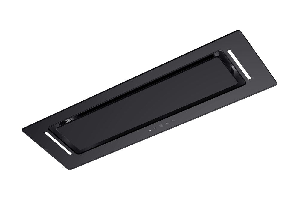 900m3/hr 90cm - NON SILENT Undermount Black Glass Rangehoods -
InBuilt Motor