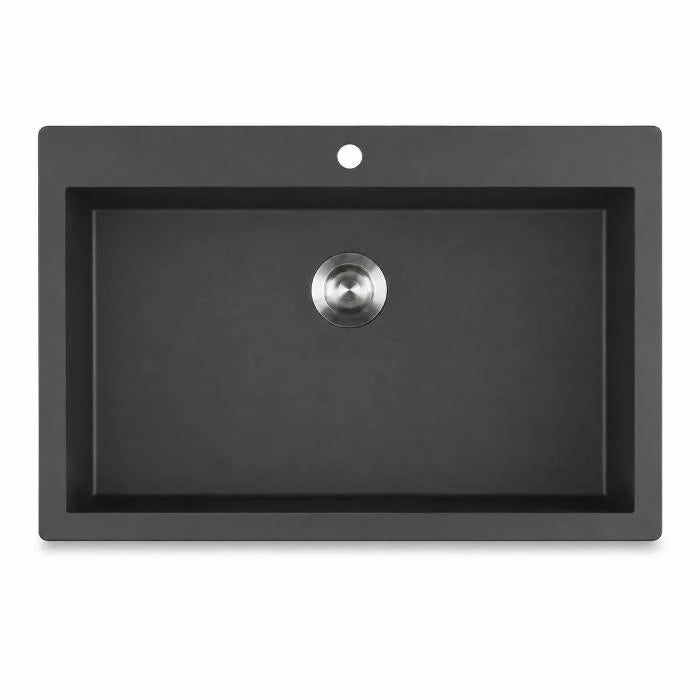 Regio PureStone Granite Single Bowl Kitchen Sink with Sophisticated Contemporary Styling