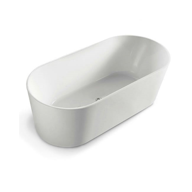 Acrylic Freestanding Bath Gloss White 1700x800x580mm