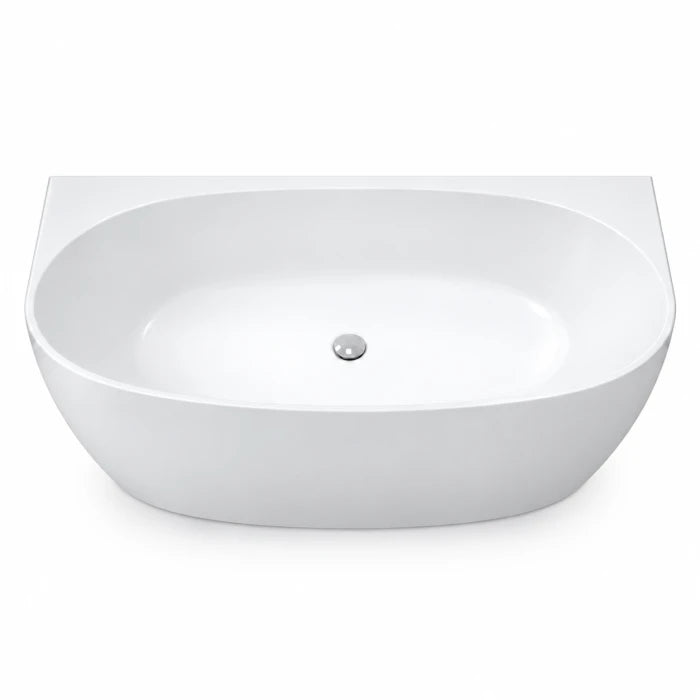 Back to Wall Egg Shaped Bathtub BTBWE Series