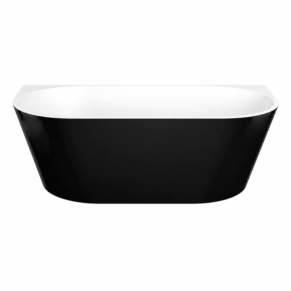 Back to Wall Bathtub - Egg Shape
