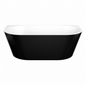 Back to Wall Bathtub - Egg Shape