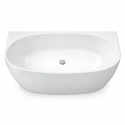 Back to Wall Egg Shaped Bathtub BTBWE Series