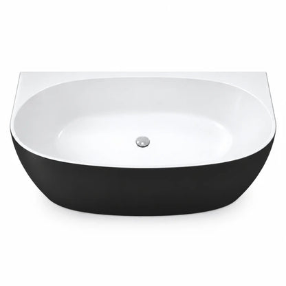 Back to Wall Egg Shaped Bathtub BTBWE Series