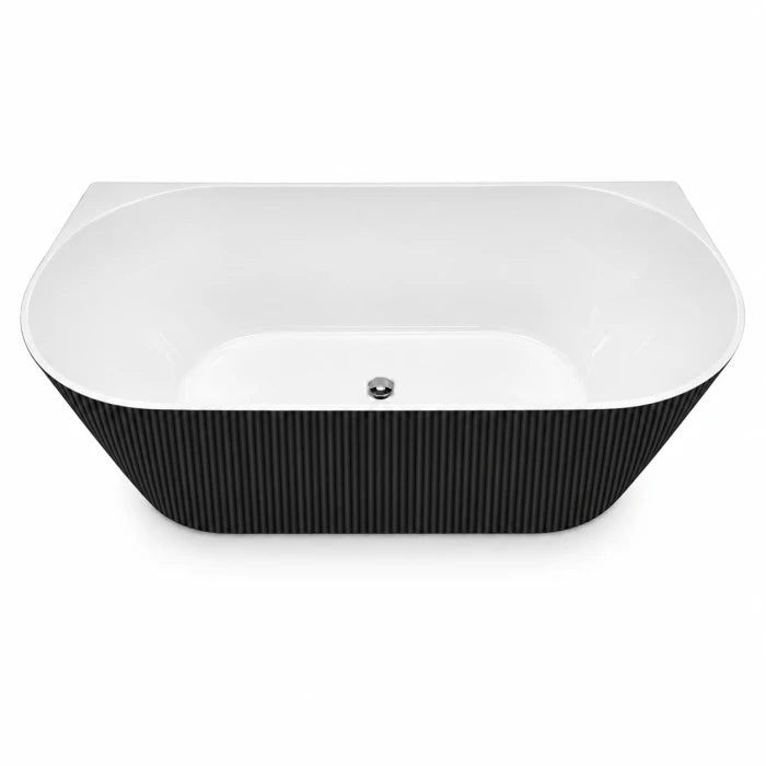 Back to Wall Fluted Bathtub BTBWRF Series