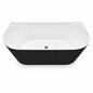 Back to Wall Fluted Bathtub BTBWRF Series