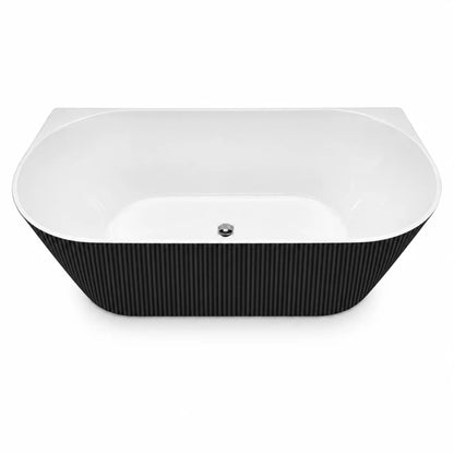 Back to Wall Fluted Bathtub BTBWRF Series