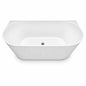 Back to Wall Fluted Bathtub BTBWRF Series
