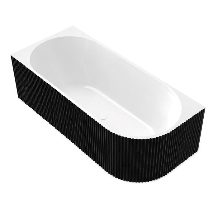 Corner Fluted Bathtub