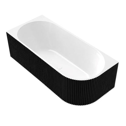 Corner Fluted Bathtub