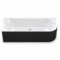 Left Side fluted Corner Bathtub BTCRRF Series
