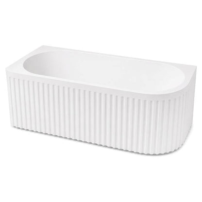 Corner Fluted Bathtub