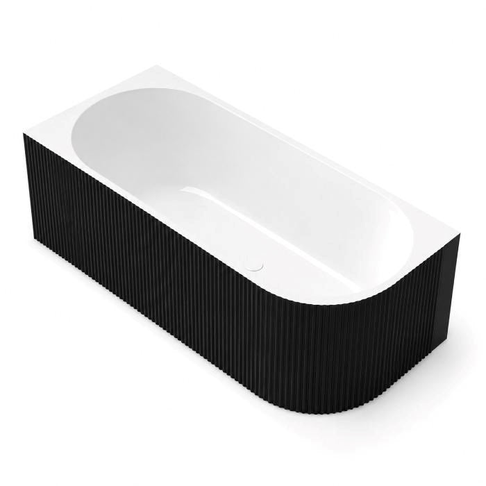 Corner Fluted Bathtub