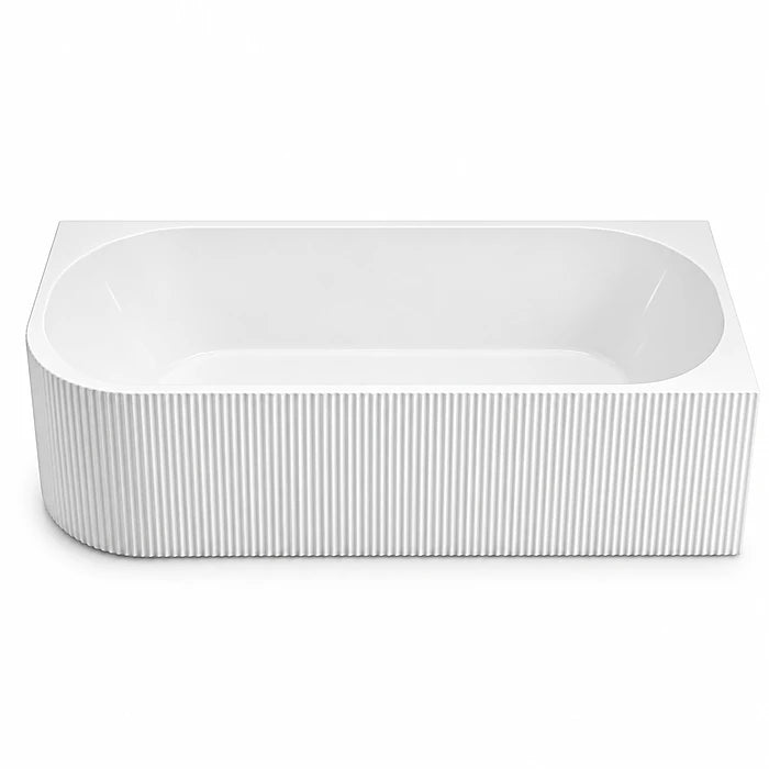 Right Side Fluted Corner Bathtub BTCRRF Series