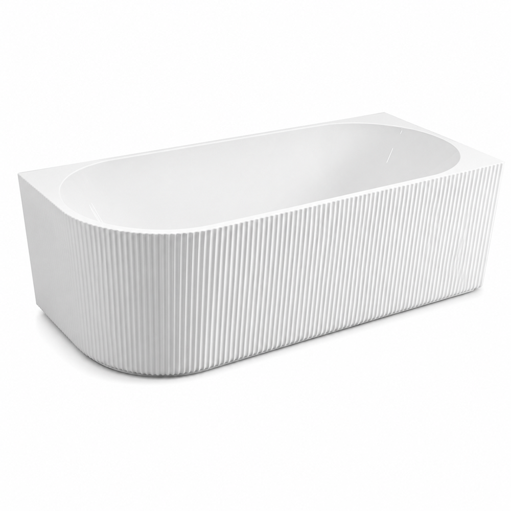 Corner Fluted Bathtub