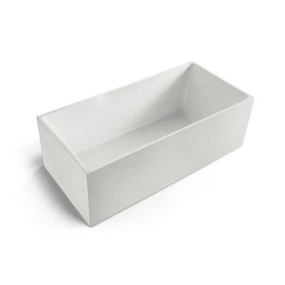 Acrylic Freestanding Bath Gloss White 1500x680x580mm