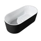 Freestanding Fluted Bathtub - Oval Shape