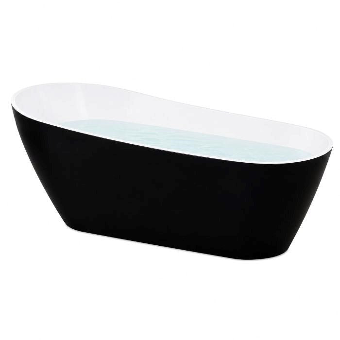 Freestanding Bathtub - Oval Shape - High Back Rest