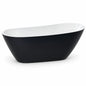 Freestanding Oval Bathtub with High Back Rest BTFSOH Series