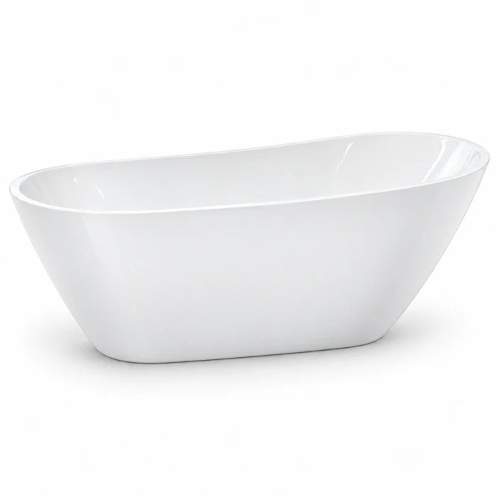 Freestanding Oval Bathtub with High Back Rest BTFSOH Series