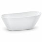 Freestanding Oval Bathtub with High Back Rest BTFSOH Series